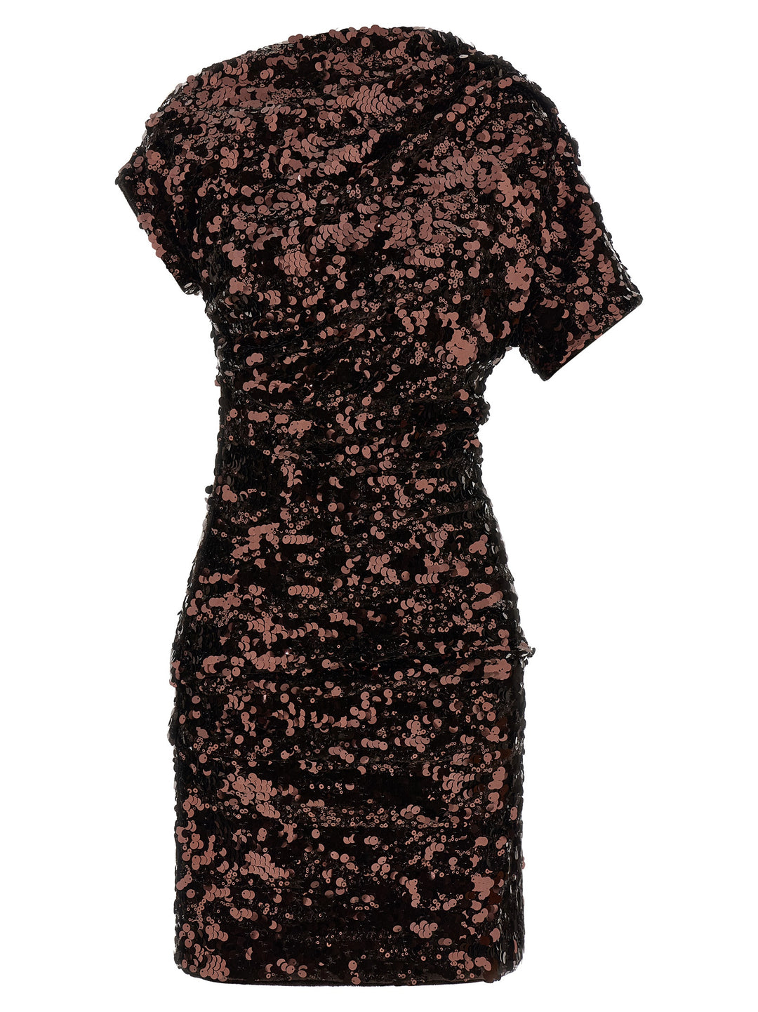 Ganni Brown Sequins Mini Abiti - Marrone | 1eed53b3d288c4be3dea9b3e568396336fb16574