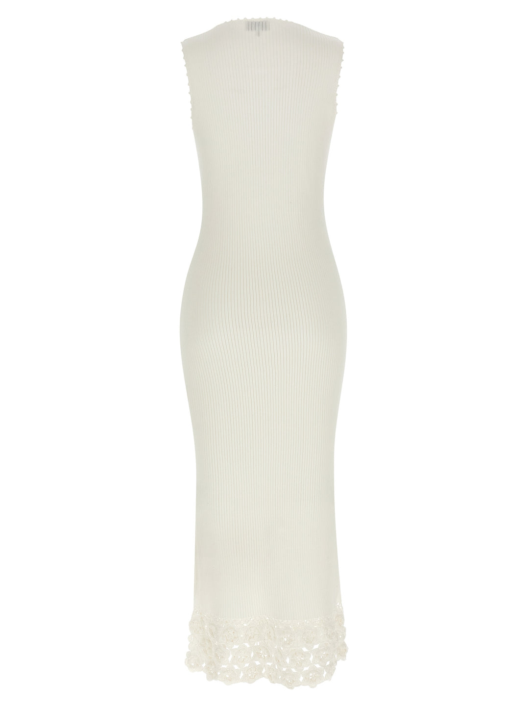 Ganni Cotton Crochet Abiti - Bianco | dc732b82eceac8e5effbac7041515814ec187030