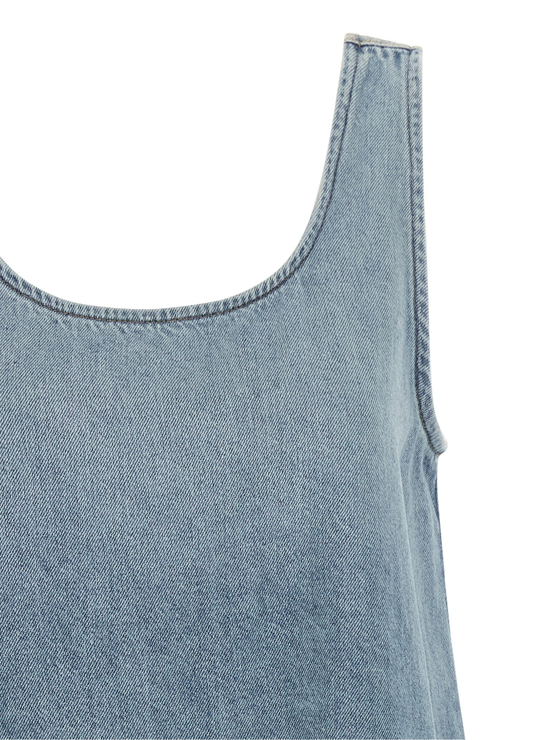Ganni Denim Dress Abiti - Celeste | d30186dedda76874114578a47bcd68eb91ddfe13