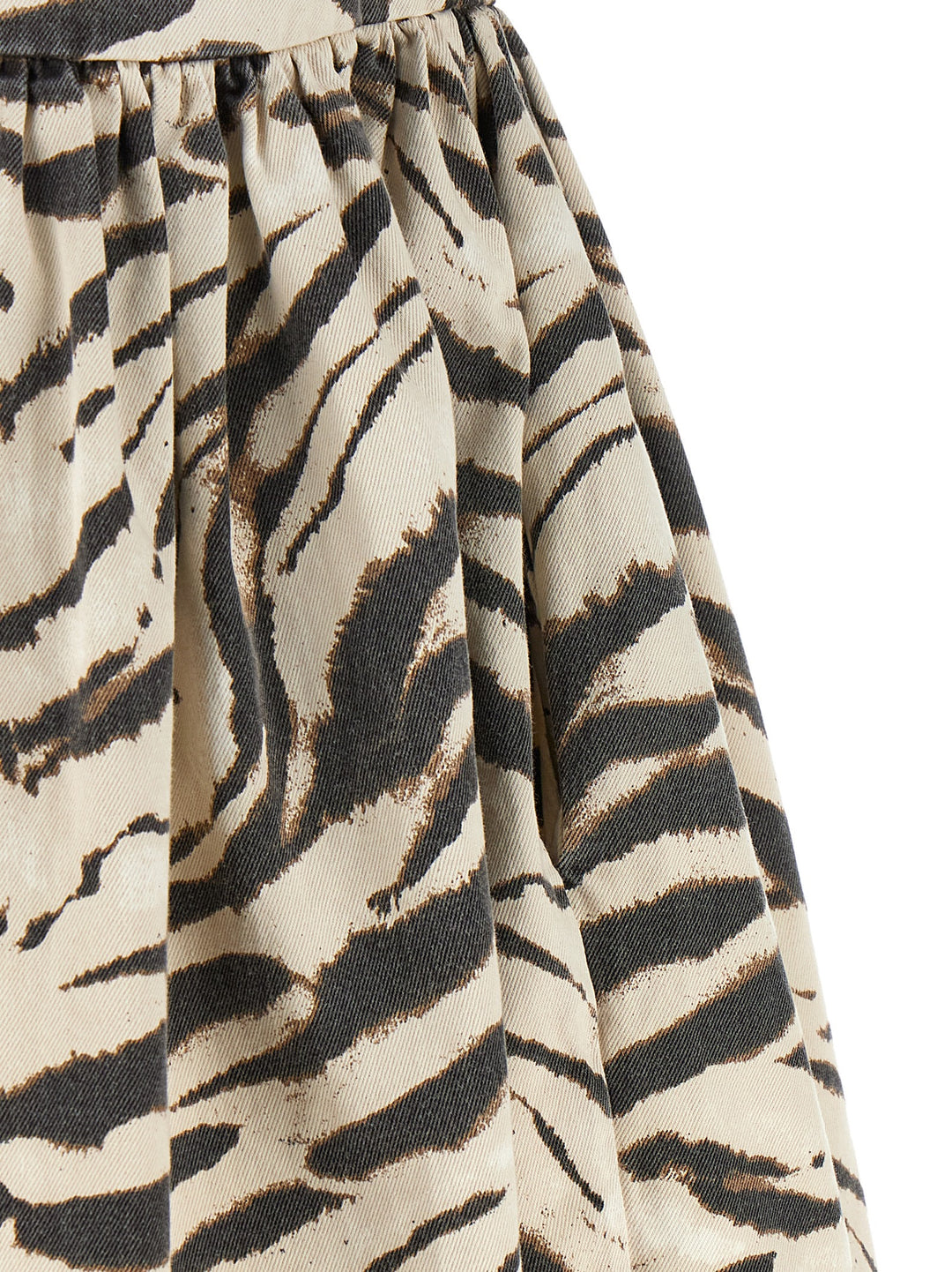 Ganni Zebra Denim Abiti - Multicolor | 96c71e565ec1987cf69abf733756b8b82647486d