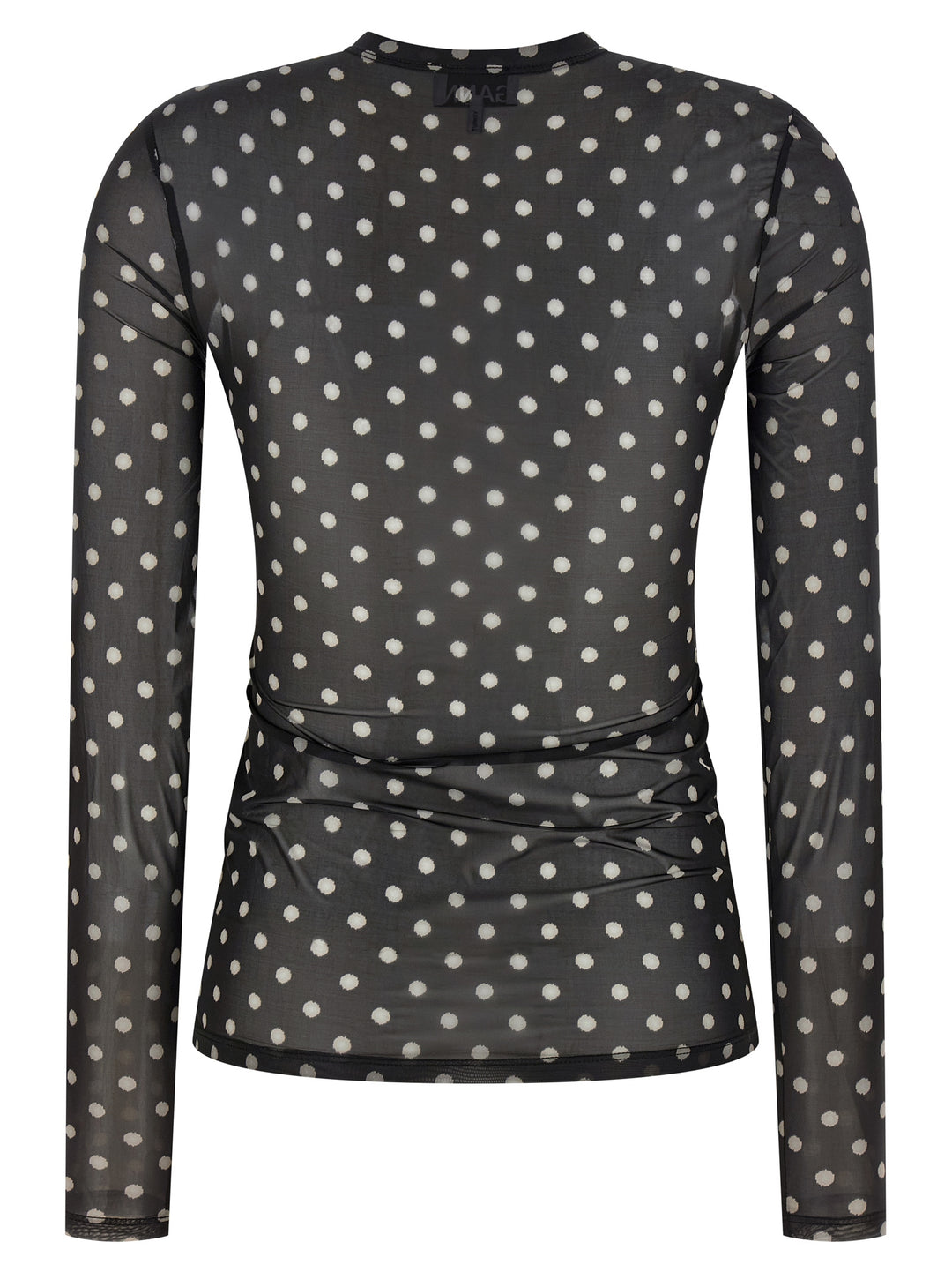 Ganni Printed Sheer T shirt - Nero | 562e4b2a0d9c6afe532dcd2f750e1cd964d0fcb6