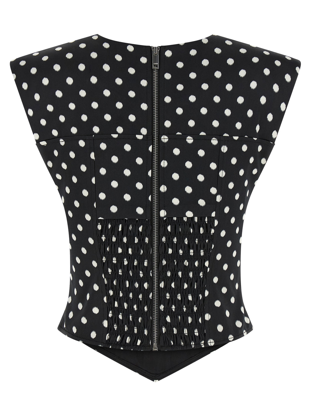 Ganni Polka Dot Top - Nero | cd03f1f18cb6d03e4e3ac04d9c5482a98b2eb542