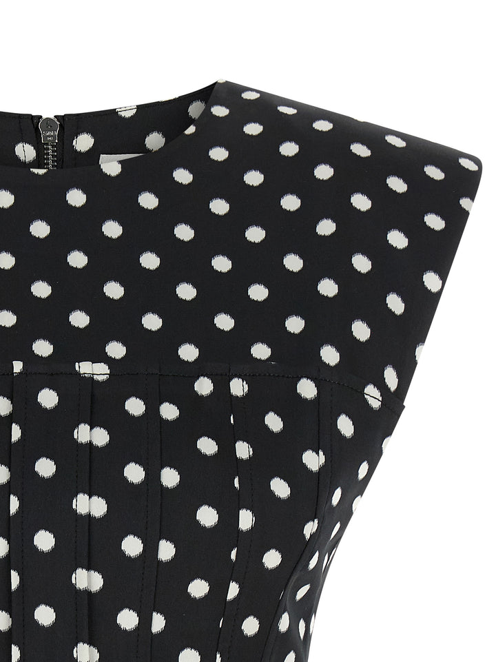 Ganni Polka Dot Top - Nero | af3e07b16c0e069f4f7f4e127081655031264e4f