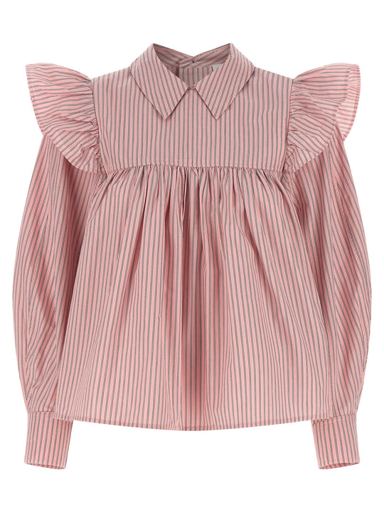 Striped Blouse Camicie Rosa