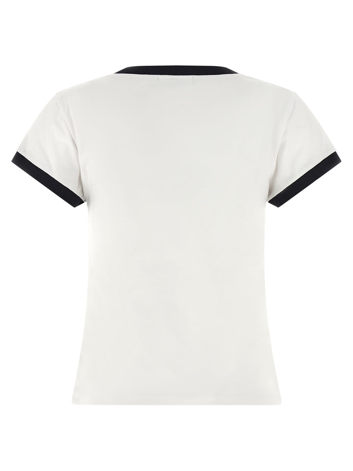 Ganni Printed T shirt - Bianco | e044fb172184e33d277ee8423c007172262350c0