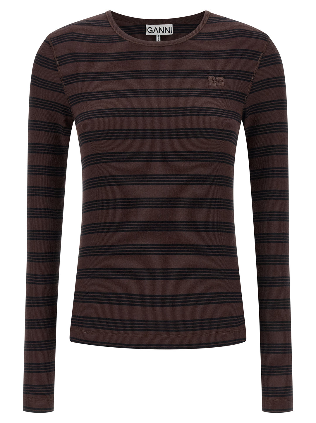 Ganni Striped Sweater T shirt - Multicolor | 43514a421c38b20e4c17e08872f44210d8780ac6
