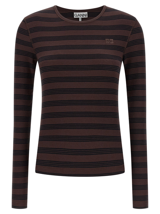 Striped Sweater T Shirt Multicolor