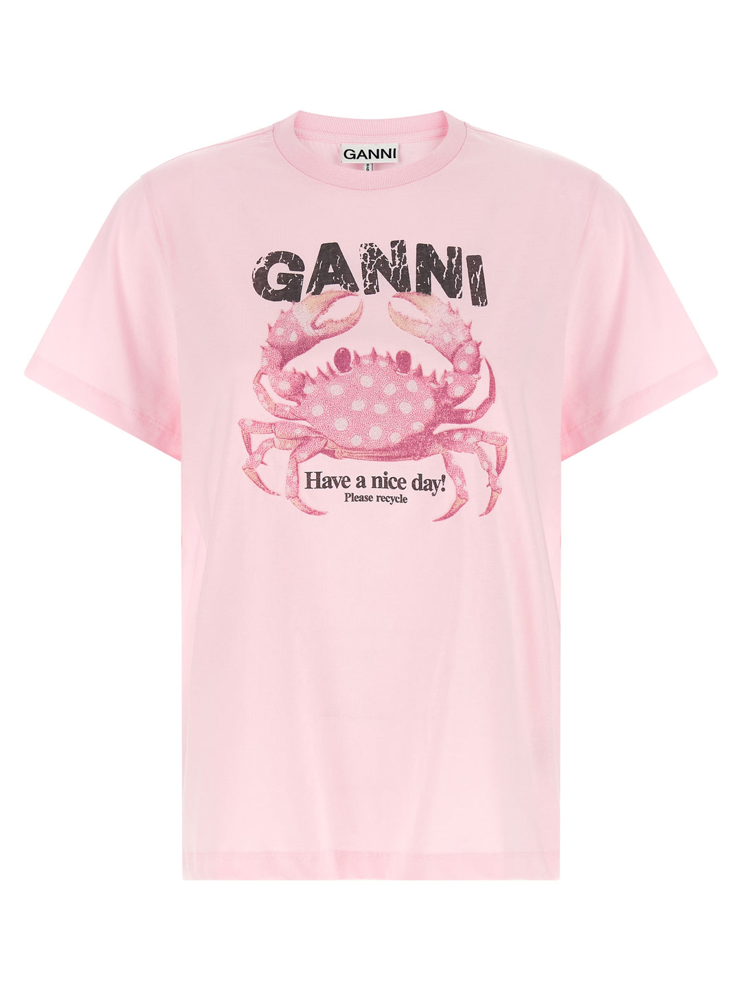 Ganni Crab T shirt - Rosa | 0e1d85d1276331c6d767983fbd597815f951cf03