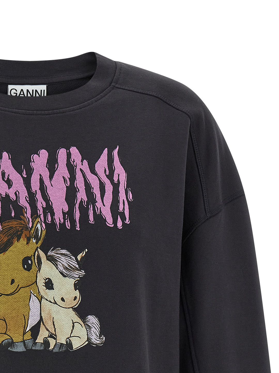 Ganni Isoli Felpe - Nero | 5dd1a0b16bf29c70f9e0005b0ba45813041c6241