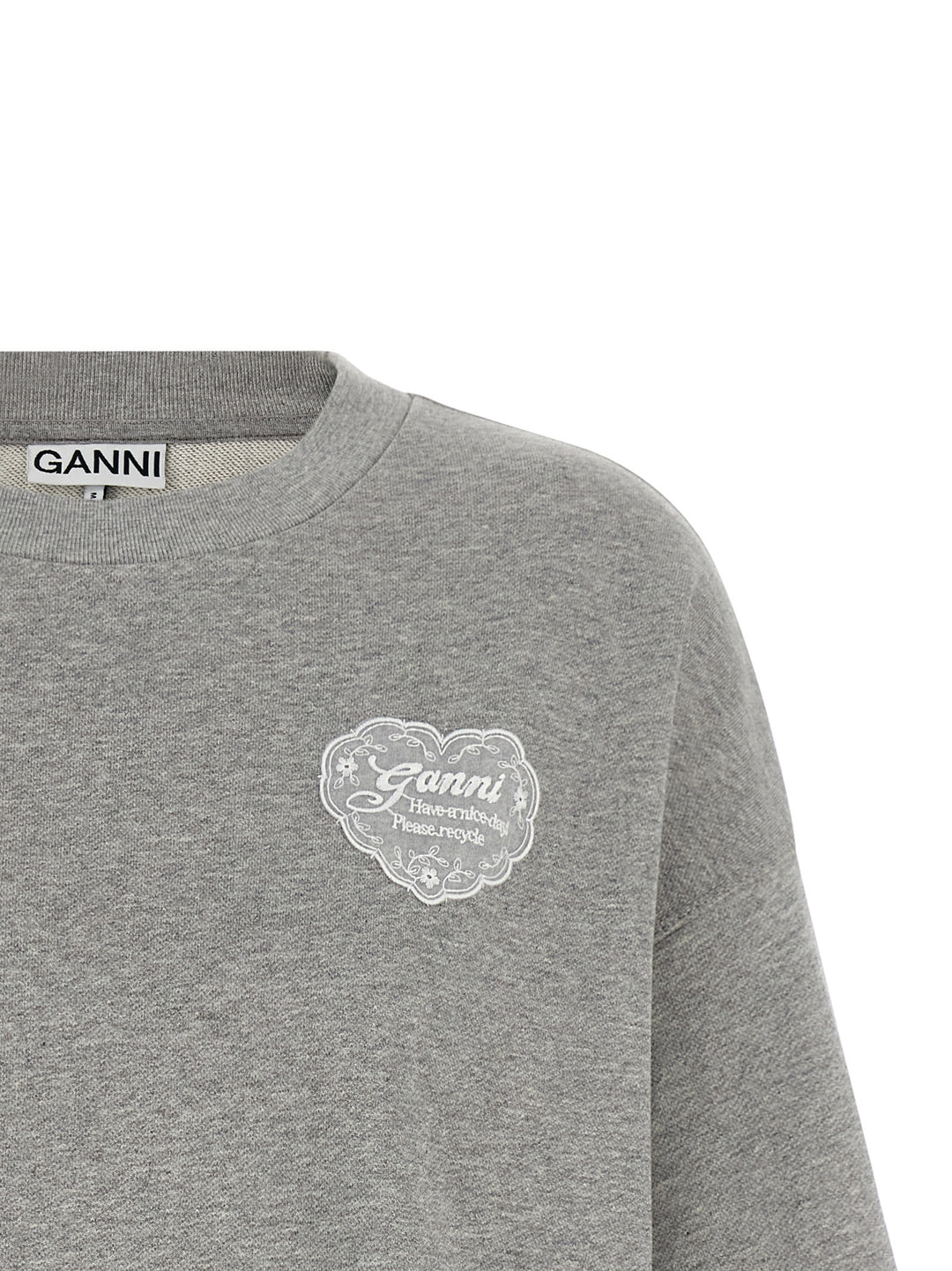 Ganni Isoli Felpe - Grigio | c07bc7de54b5eeafb44402230d2f3f102340c030