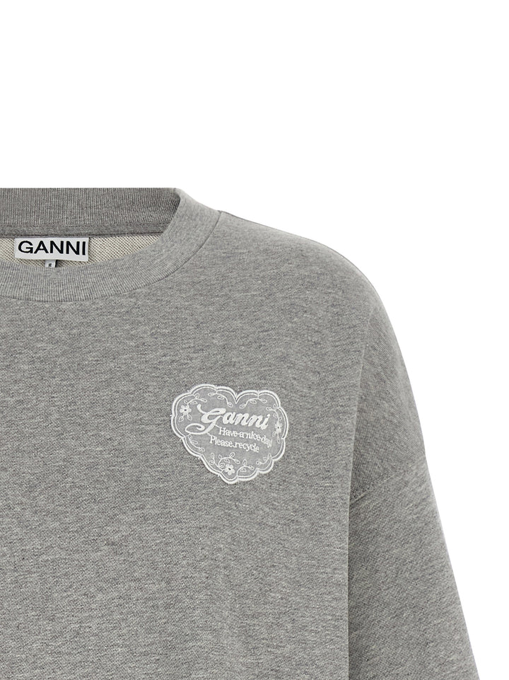 Ganni Isoli Felpe - Grigio | c07bc7de54b5eeafb44402230d2f3f102340c030