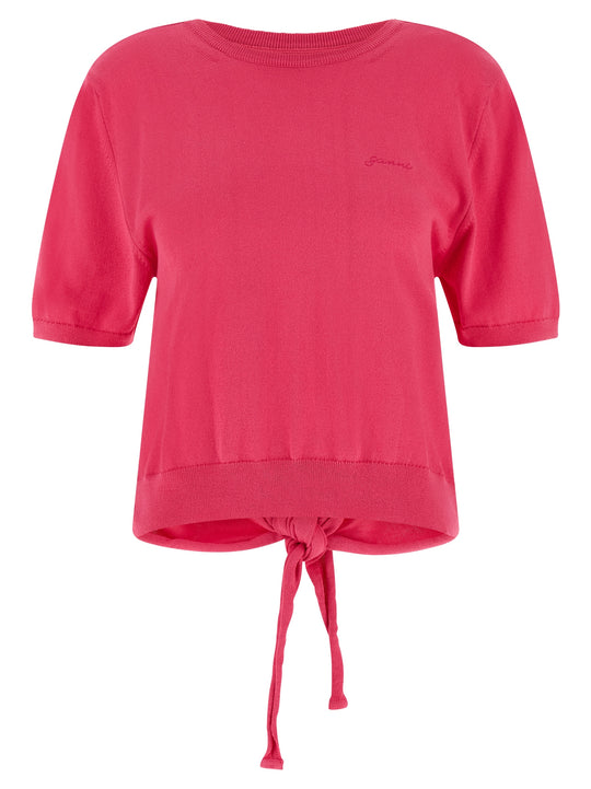 Bare Back Sweater Maglioni Fucsia