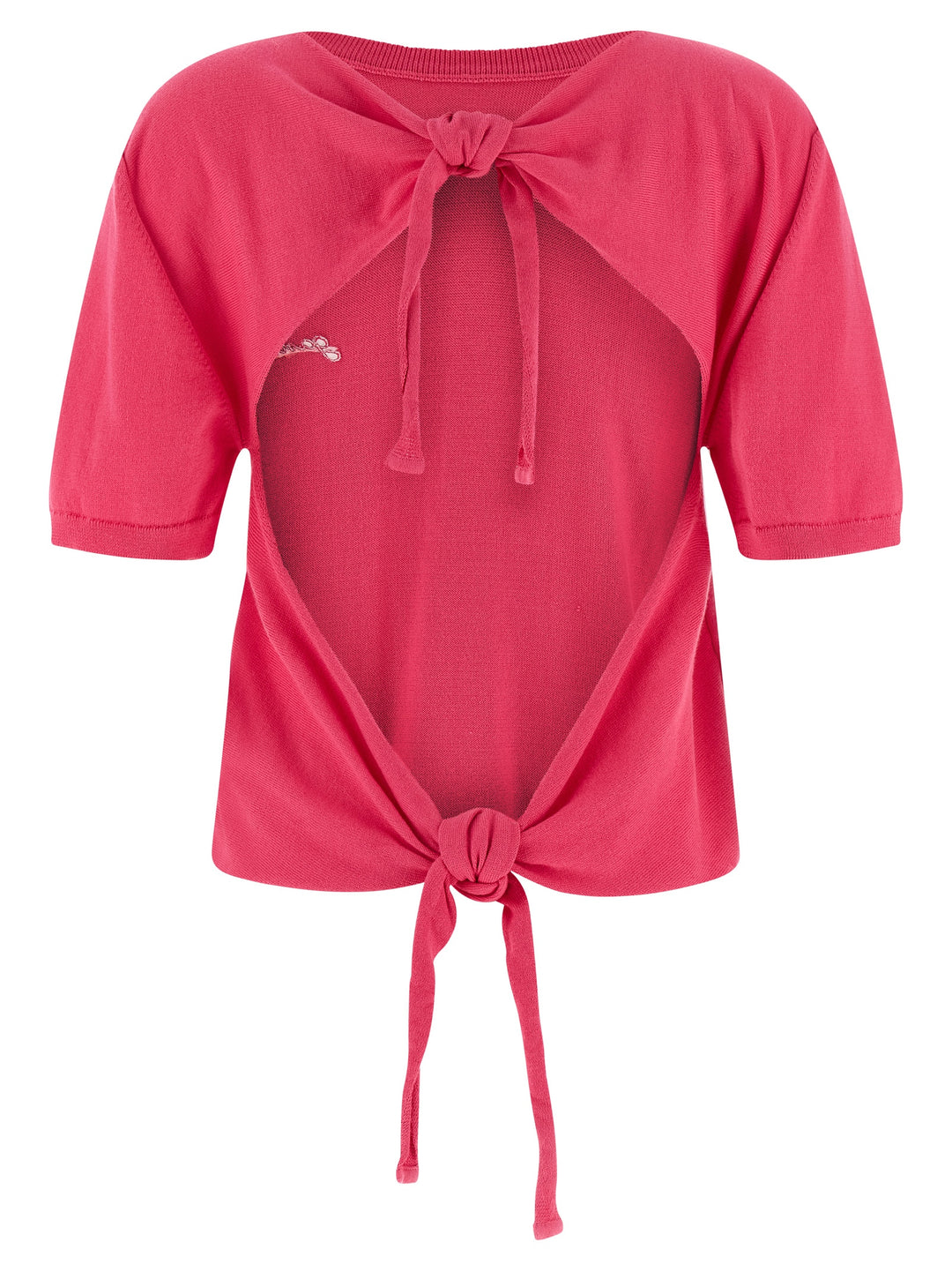 Ganni Bare Back Sweater Maglioni - Fucsia | 17950c7cea5ec376a509676225ebf8ff2c91e37e