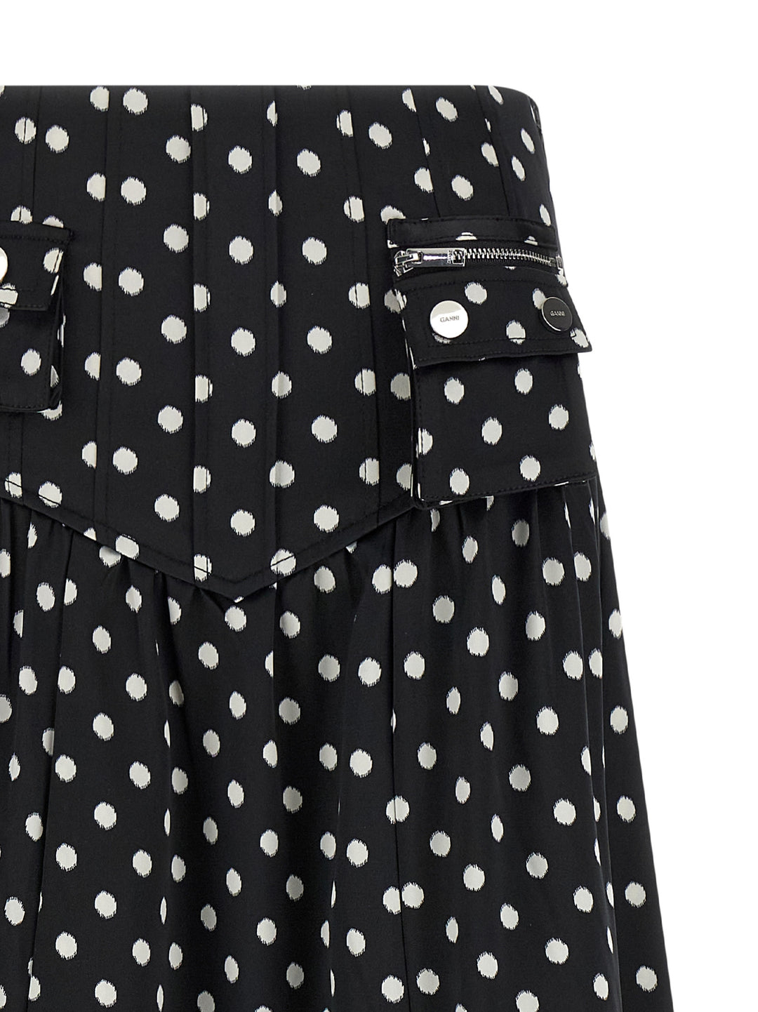 Ganni Polka Dots Gonne - Nero | 65a3a803c1d2eb7bc6b5f1d9f9a97e2838b8c98e