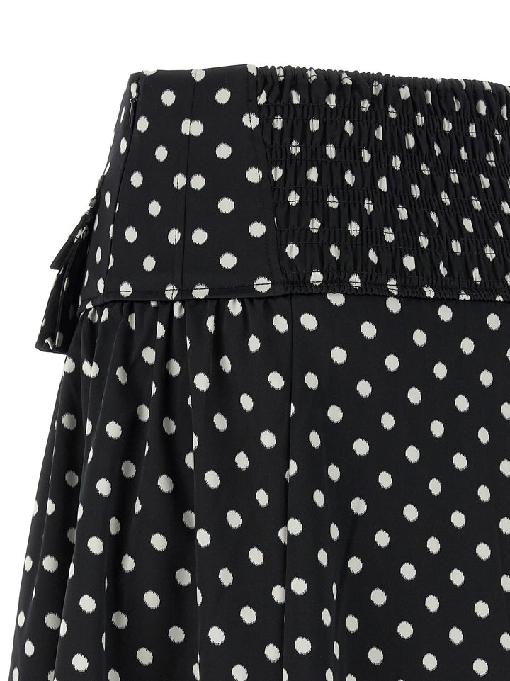 Ganni Polka Dots Gonne - Nero | e94a0c5151b75e9ac9d237440339996abcbea75f