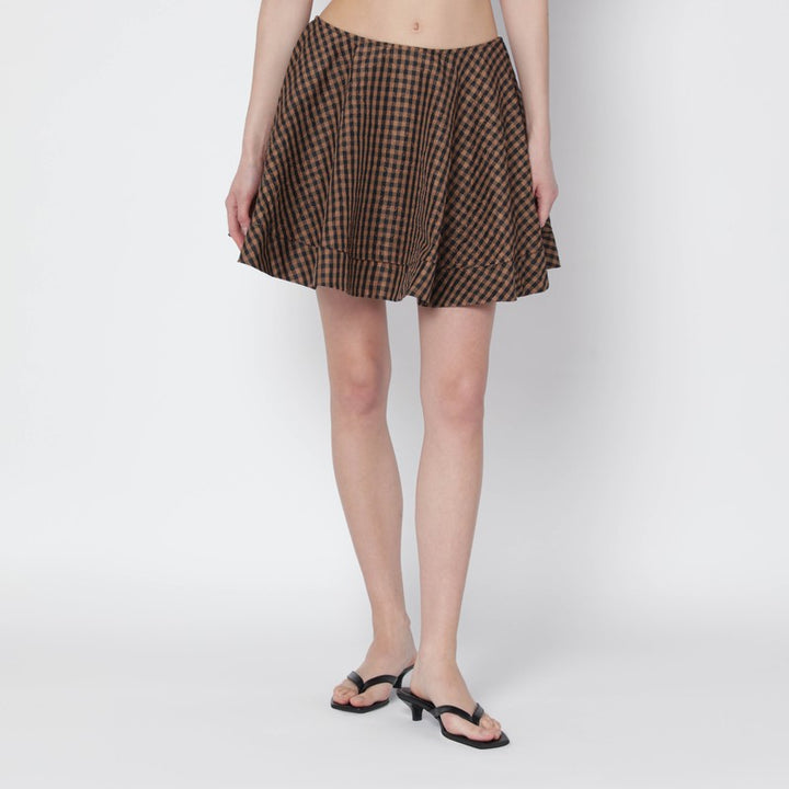 Ganni Gonne - Marrone | 8b76e47e665d159a1e7173f45a47cecdce42be60