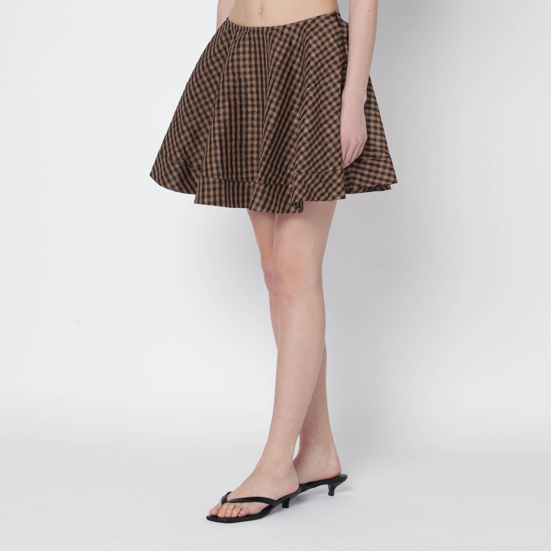Ganni Gonne - Marrone | b6fa5cd075253fba2b2da9e40fc80486e7ad8506