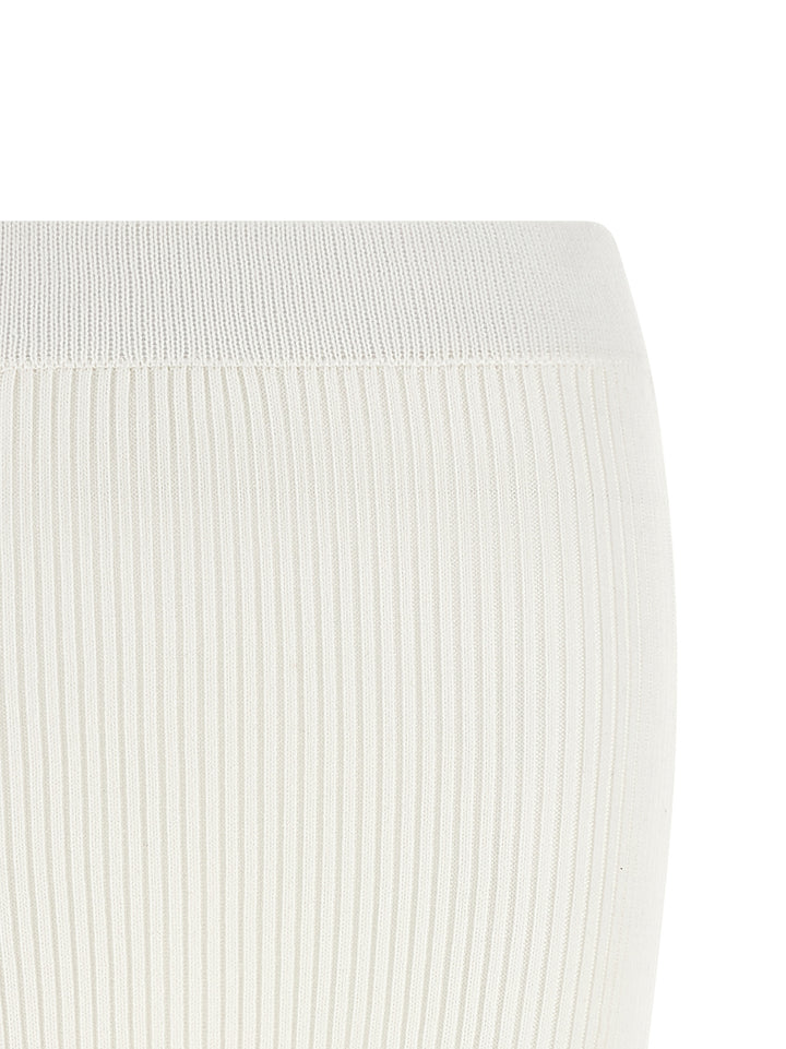 Ganni Cotton Crochet Gonne - Bianco | ed8cd65f6604a37c86b045b64669cbb1d939980f