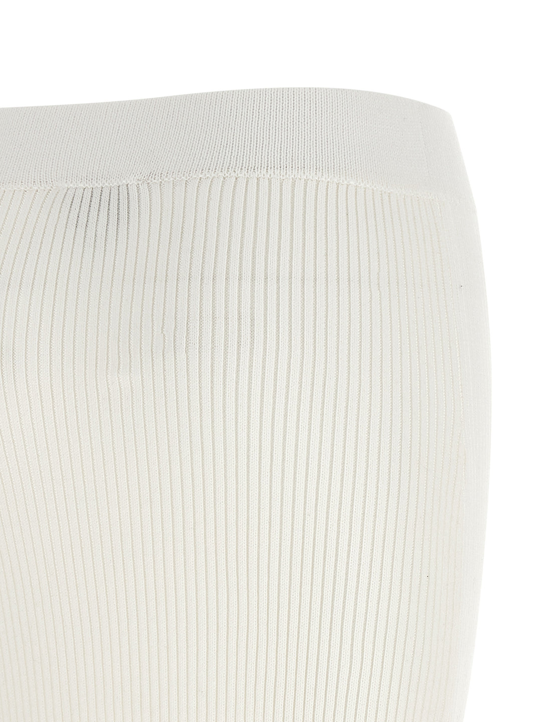 Ganni Cotton Crochet Gonne - Bianco | 28d104126b7c21dd611eee425f204eeeae855302