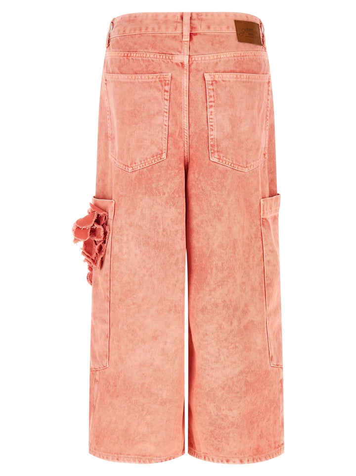 Ganni Cropped Jeans - Rosa | 068b6bb77fe51ab9161d1d29a7fbd8d7f826a7dc