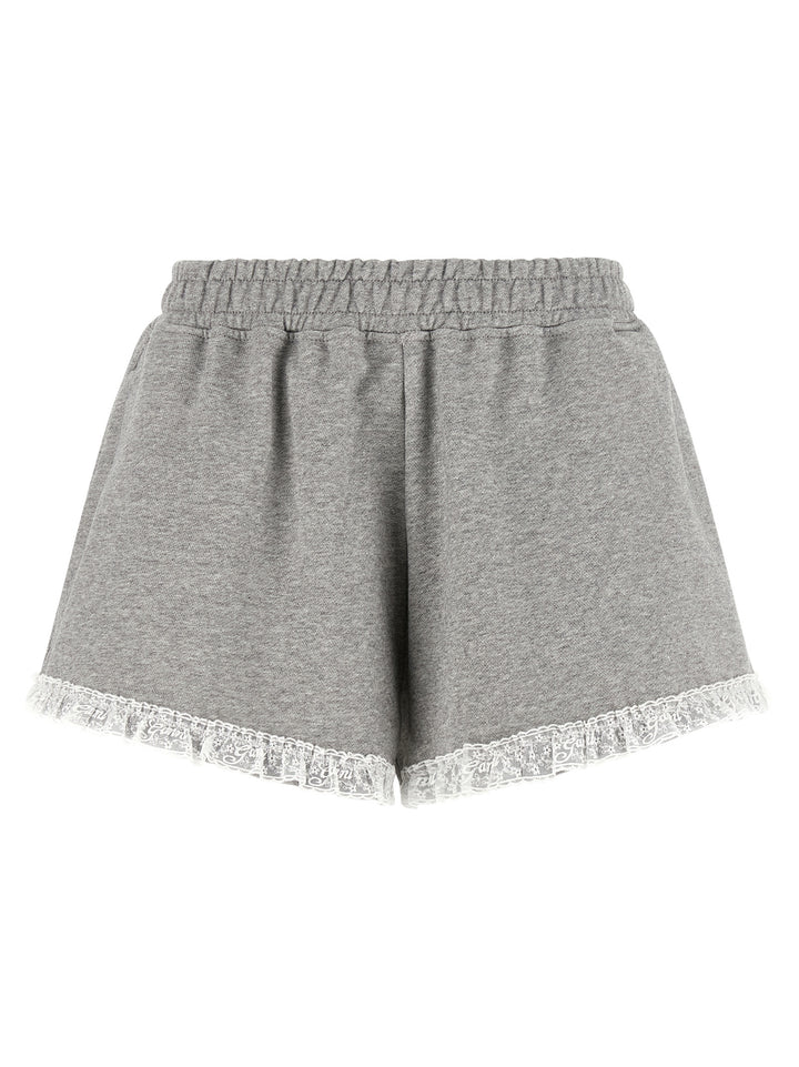 Ganni Isoli Bermuda e Short - Grigio | 263a76c8a5de0649f5b1ad28861d9e20721e3f68