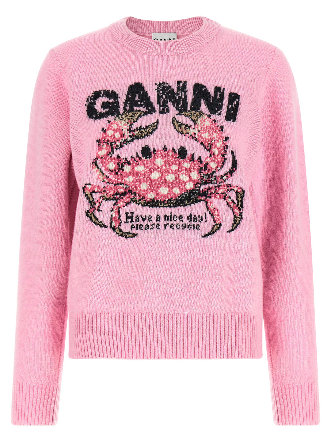 Ganni Crab Maglioni - Rosa | 53bb74d75c478dec11c1c287837d3b3b9ac698e4