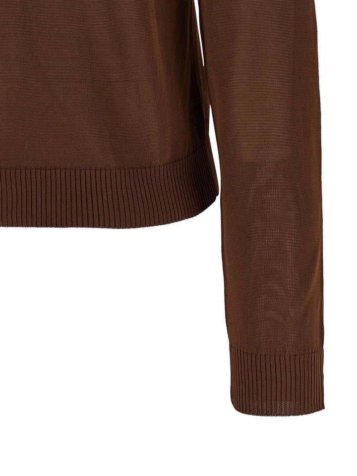 Ganni Argyle Maglioni - Marrone | 0ddd5c72db85c322408694f47a8b13f7c60ca9ec