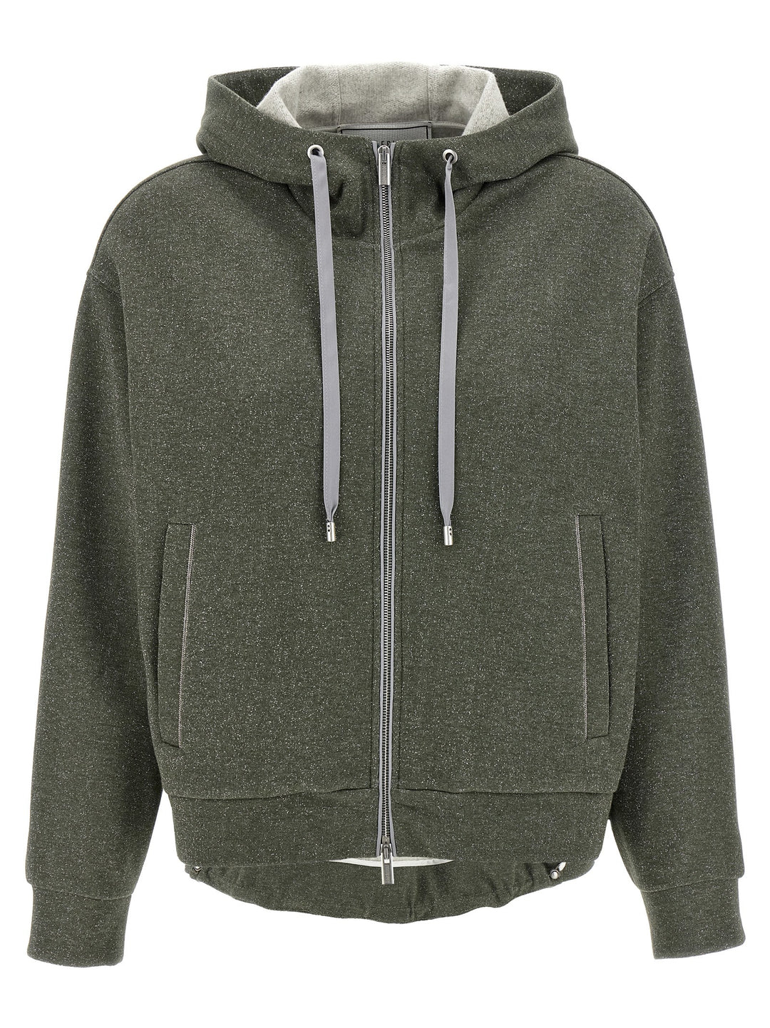 Peserico Lurex Hoodie Felpe - Verde | d89599781be2b2dc3bada32c3d15cfcb4586d1dd