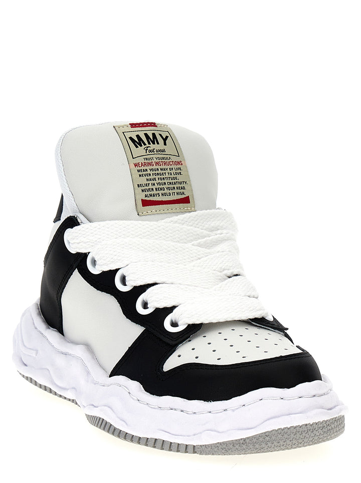 Maison Mihara Yasuhiro Wayne Sneakers - Bianco/Nero | 6fd6b9680d036252766a1b3f4550af147f89172d