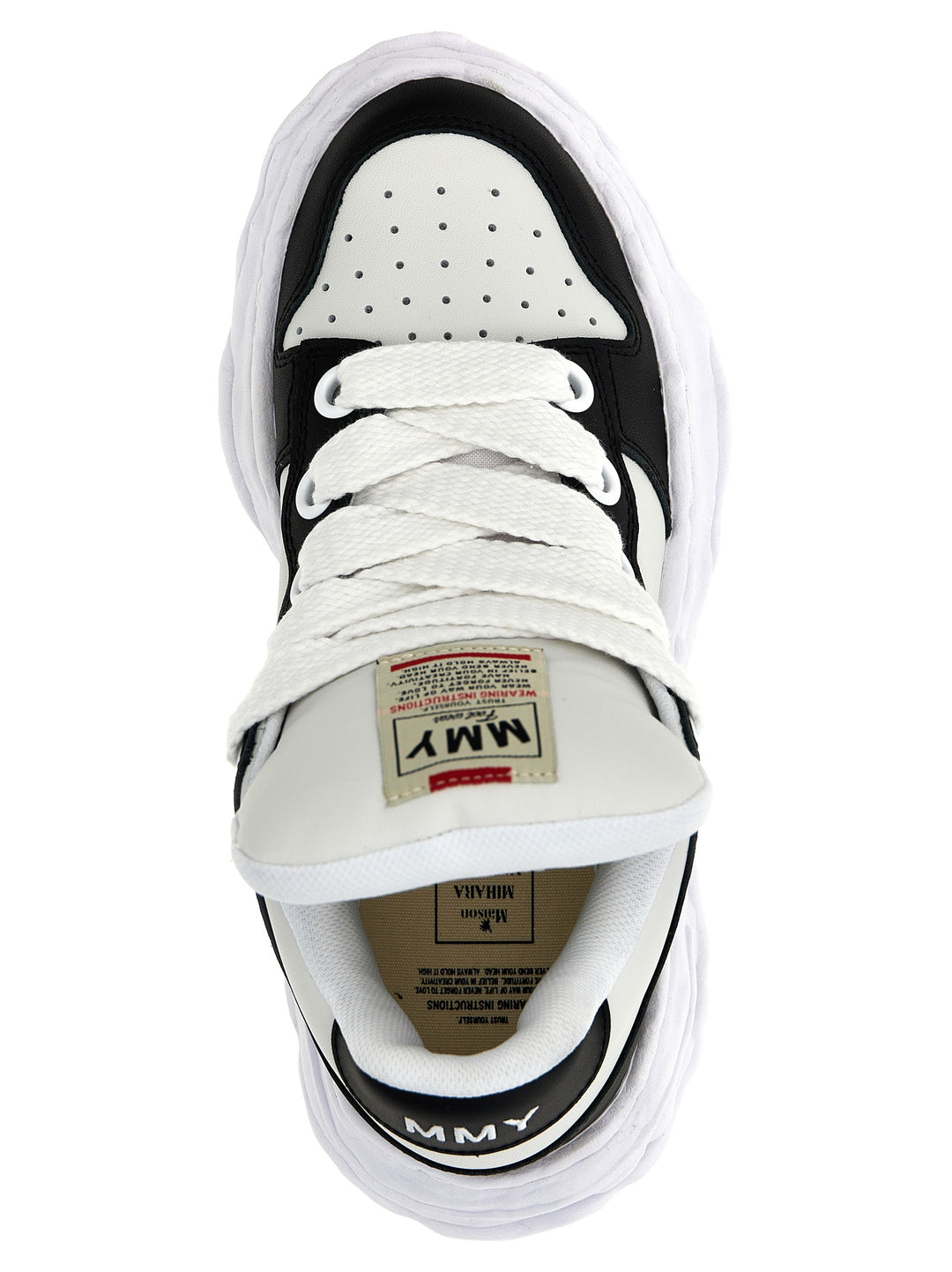 Maison Mihara Yasuhiro Wayne Sneakers - Bianco/Nero | 7d010d3597bb9892044f9a37aff7e584133b954a