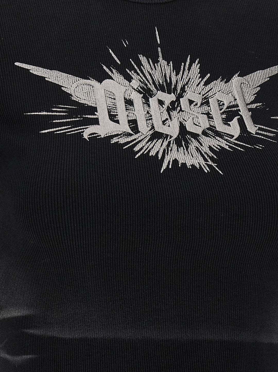 Diesel T-Ele-Long-P2 T shirt - Nero | 25898819ff3f2ebf856de392b7d52377fa474e61