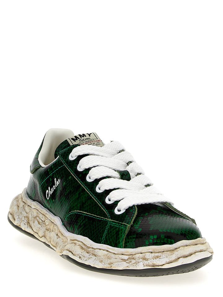 Maison Mihara Yasuhiro Charles Sneakers - Verde | a3166002ac3e1df9cad6e2502f2122bef26836da
