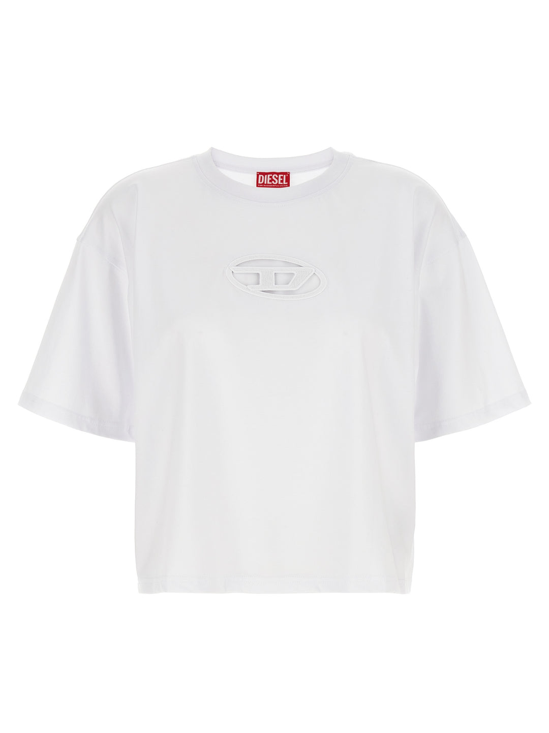 Diesel T-Buxt-Crop-Od T shirt - Bianco | eb952a240b8e6e519919432e752c1698f08cbbf4