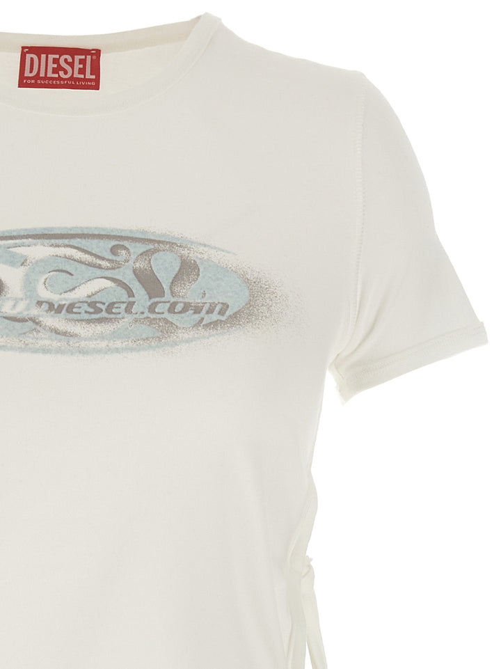 Diesel T-Laya T shirt - Bianco | 831a2e7ba129aefb857925ae070967b27d46059f