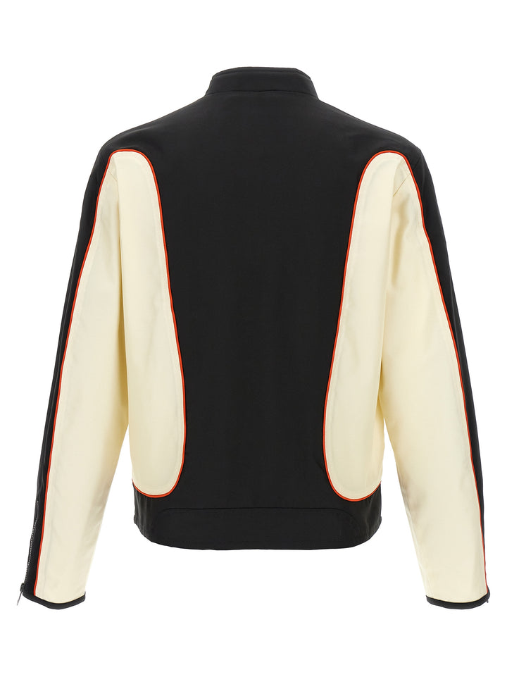 Diesel J-Blink-Wrd Puffer Jackets - Bianco/Nero | a788046907e7f9df752688143183ec9bd9315983