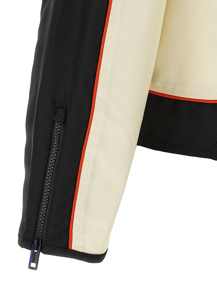 Diesel J-Blink-Wrd Puffer Jackets - Bianco/Nero | 3a45e0b2c9885ed30d46c13af6b5f5eb285b80ea