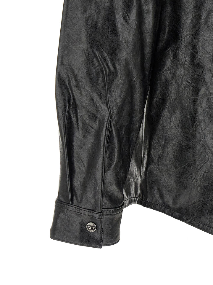 Diesel S-Simply-Qmbu Camicie - Nero | b121aed17fa002005e2d66db32668c76d9b89721