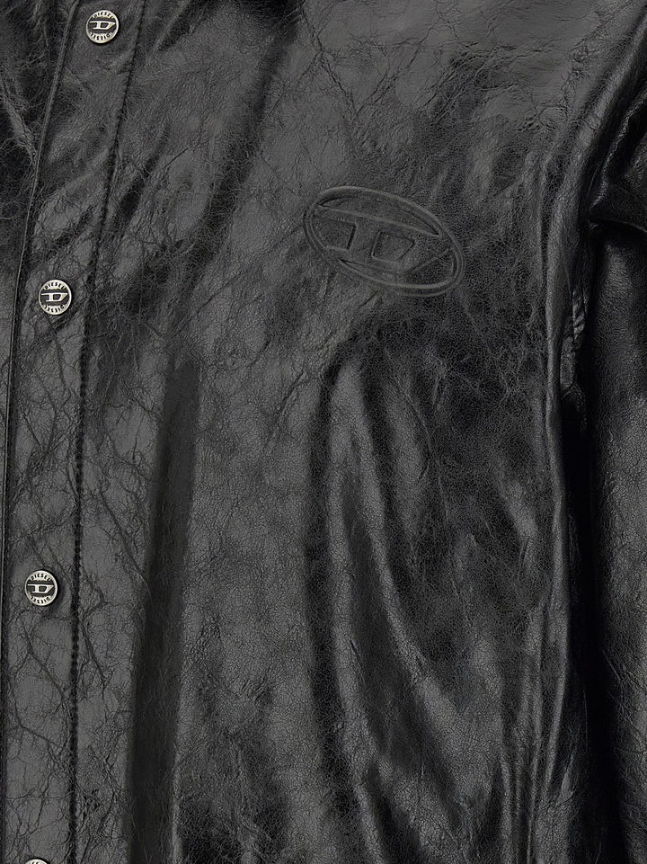 Diesel S-Simply-Qmbu Camicie - Nero | 8aff3603d9d2f6864ca85cdbb7c1d46fc6f61a3f