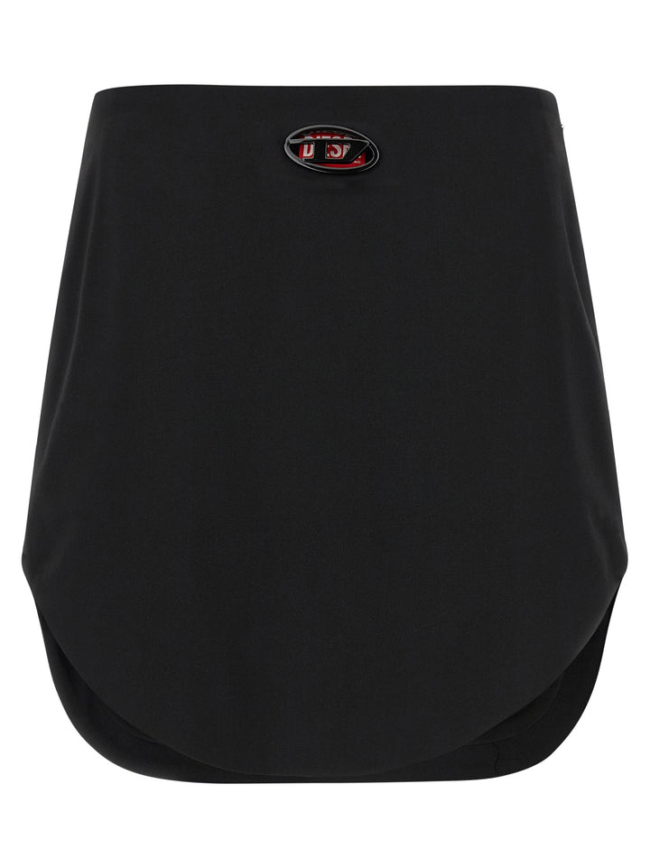 Diesel O-Livery Gonne - Nero | 1ee94376c4c388c8d2c700bd77f7f5cc35365aa6