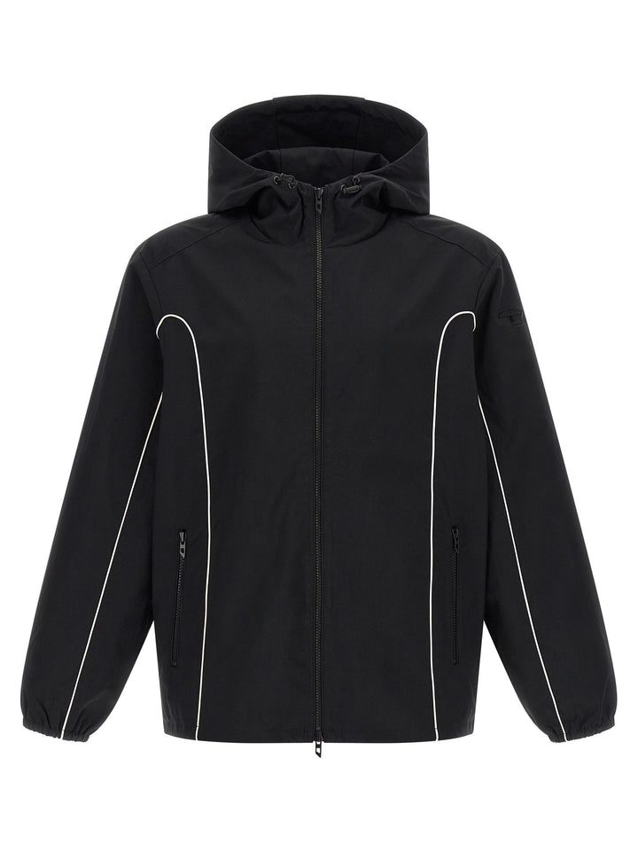 Diesel J-Hives-Wrd Puffer Jackets - Nero | acb0784ad6d8d0c9817ac9c329e010cd980c107e