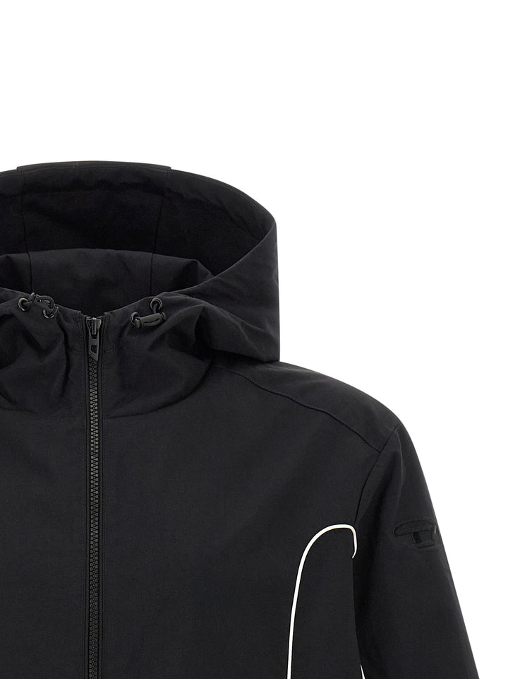 Diesel J-Hives-Wrd Puffer Jackets - Nero | 22b3725df0936f0cf0aa8462b4f8f9ebbfbc8487