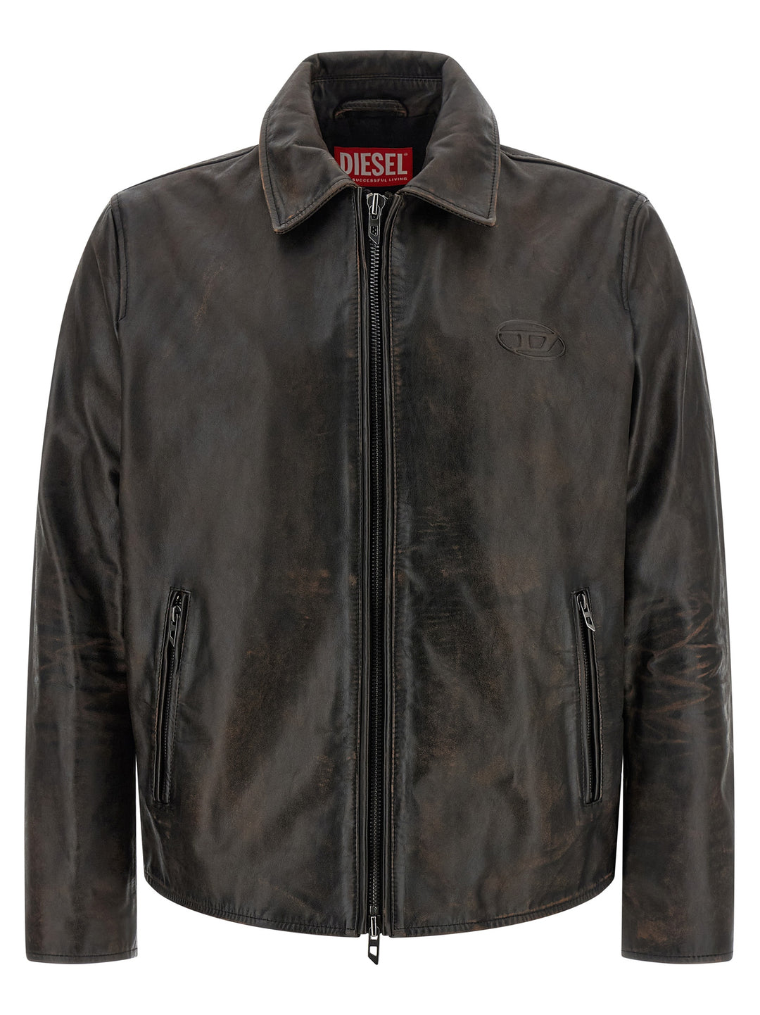 Diesel L-Amar-Wrd Puffer Jackets - Marrone | cfbe48306adc14d89cec91e276217510794d1177
