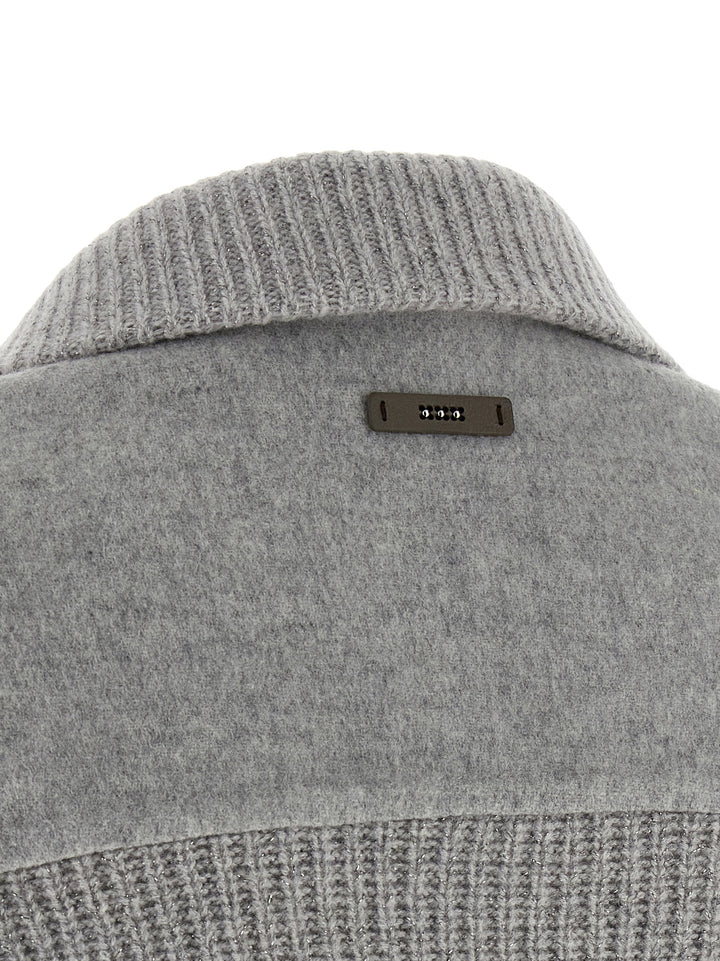 Peserico Double Cloth Jacket Puffer Jackets - Grigio | 5c3385c2666da3836157032bcbc8c42701279aac