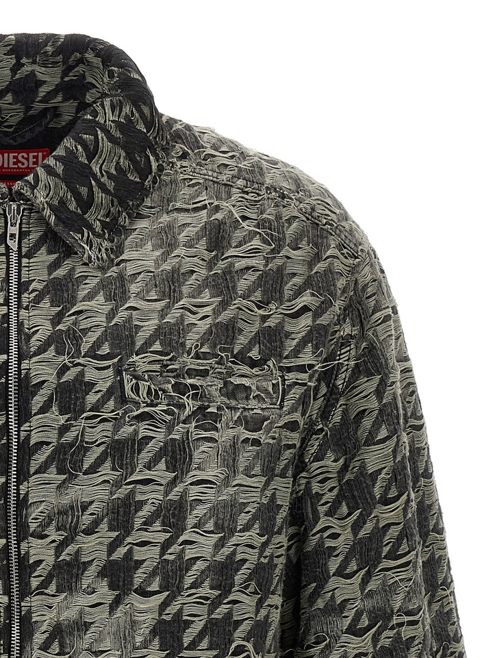 Diesel D-Elmo-Fsh Puffer Jackets - Blu | 86e35f3fde21ad075d92c73253a9114f1e42d8d5