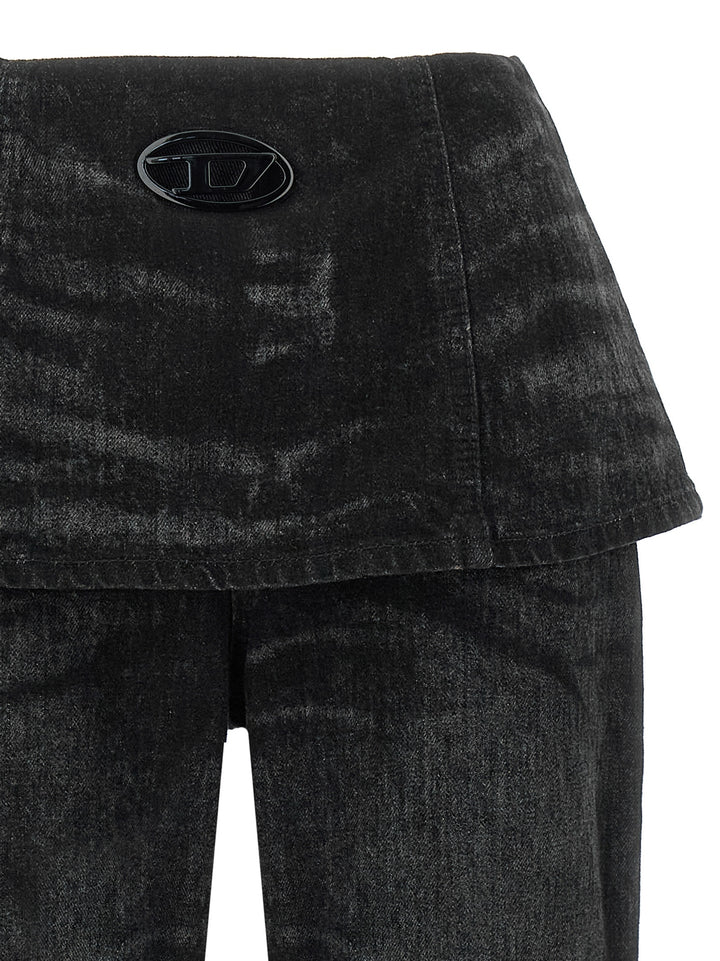 Diesel D-Hourjian-Fsh2 Jeans - Nero | 5beff92038a1fc13ce4fcf196dcc2e8bf41a750e