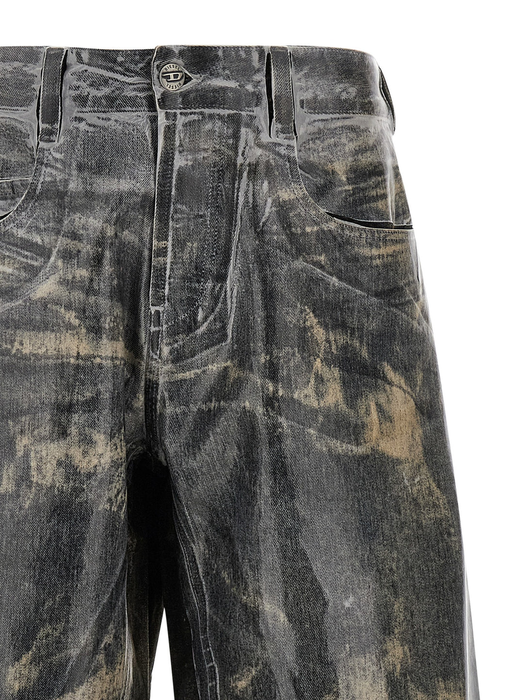 Diesel 1997 D-Enim-Muc-Fsh1 Jeans - Grigio | 9767e32f7645dace36254d57f4cc718abcac6c7a