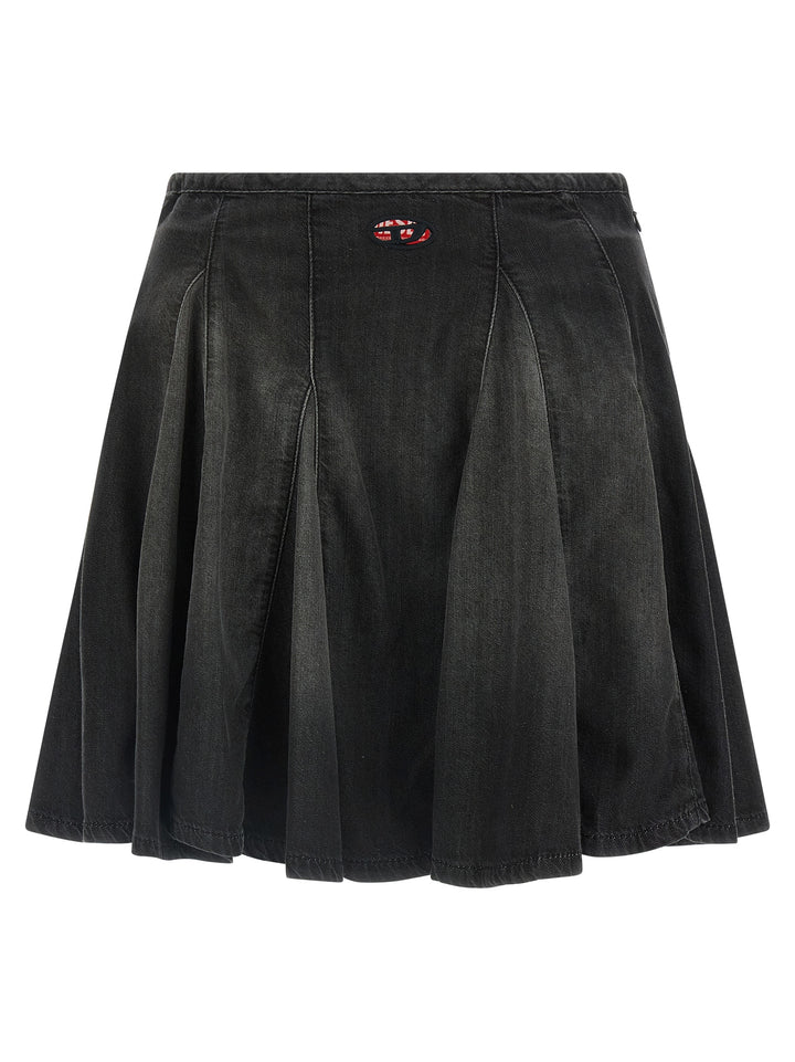 Diesel De-Spiki-S Gonne - Nero | 42721f705a4192dfe6f245e4e43107e2e0f9e35e