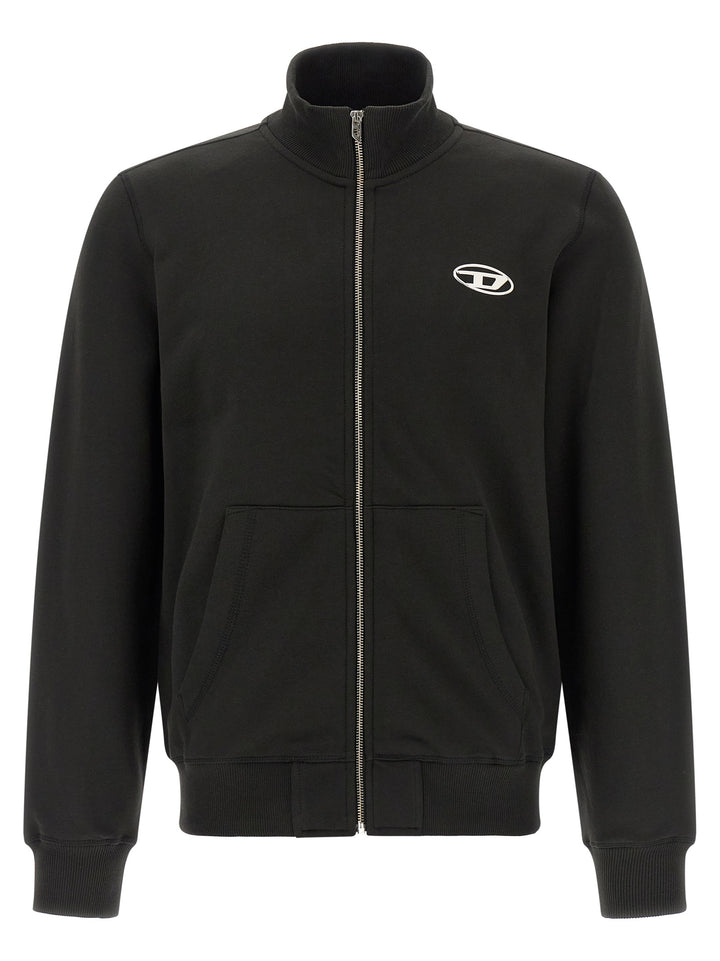 Diesel S-Ginn-Zip-Iod Felpe - Nero | ac562ac4fb3311937aa057fce33b0807c17095f6
