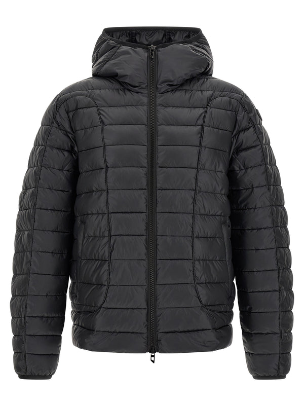 W-Stone-Wrd Puffer Jackets Nero