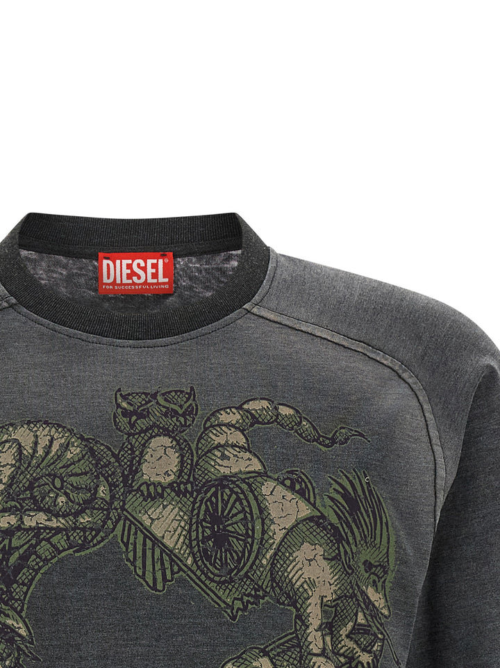 Diesel T-Jori-A T shirt - Grigio | 6a397c617597fc9f272e7d99125bb80d8d78847b